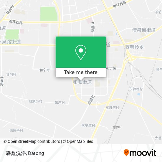 淼鑫洗浴 map