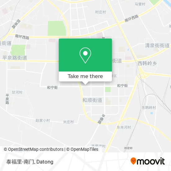 泰福里-南门 map