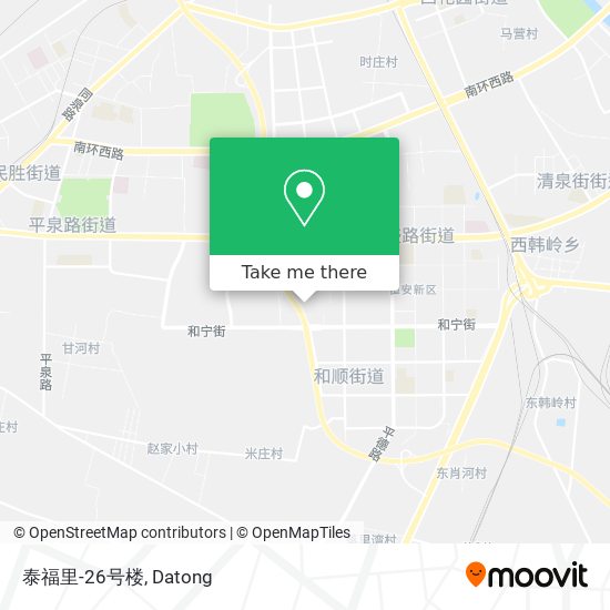 泰福里-26号楼 map