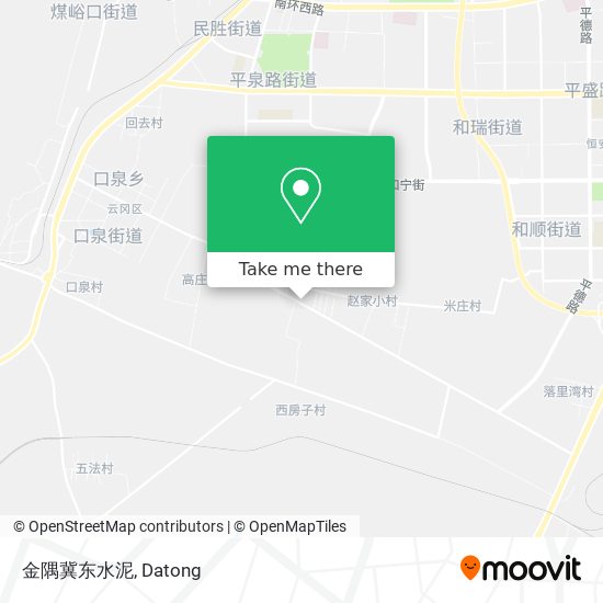 金隅冀东水泥 map