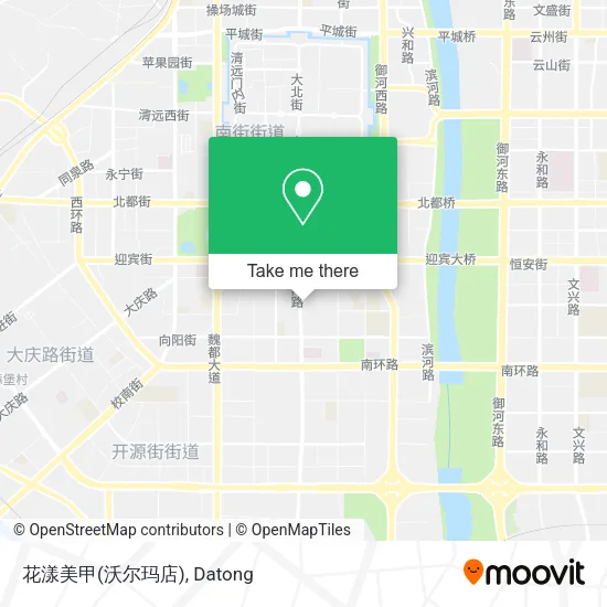 花漾美甲(沃尔玛店) map