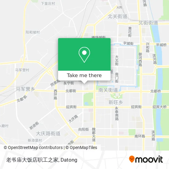 老爷庙大饭店职工之家 map