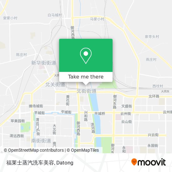 福莱士蒸汽洗车美容 map