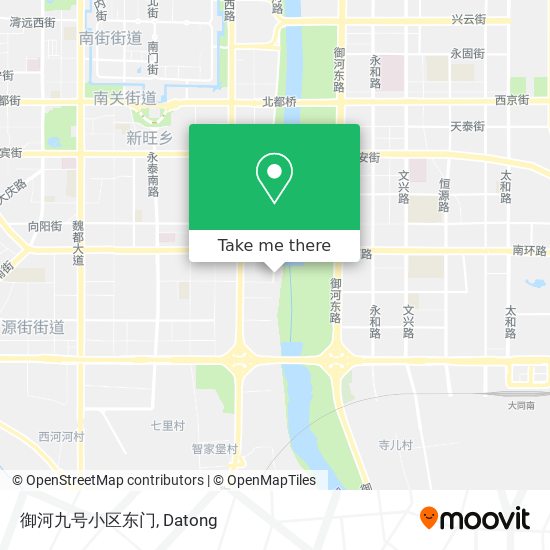 御河九号小区东门 map