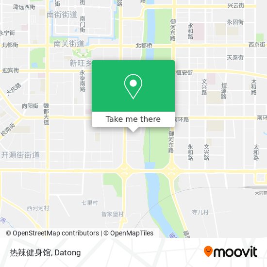 热辣健身馆 map