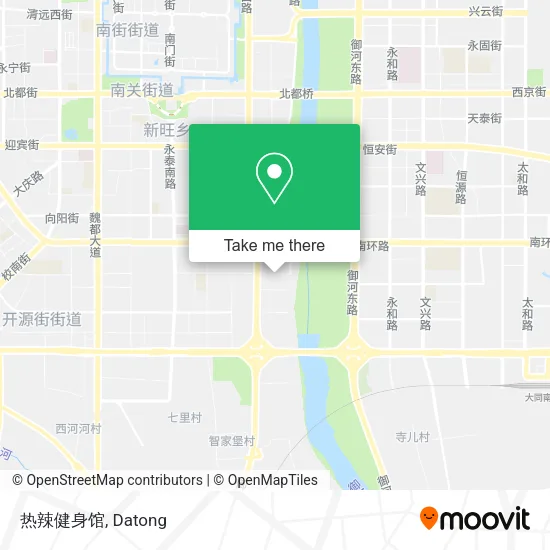 热辣健身馆 map