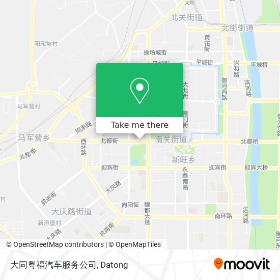 大同粤福汽车服务公司 map