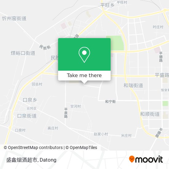 盛鑫烟酒超市 map
