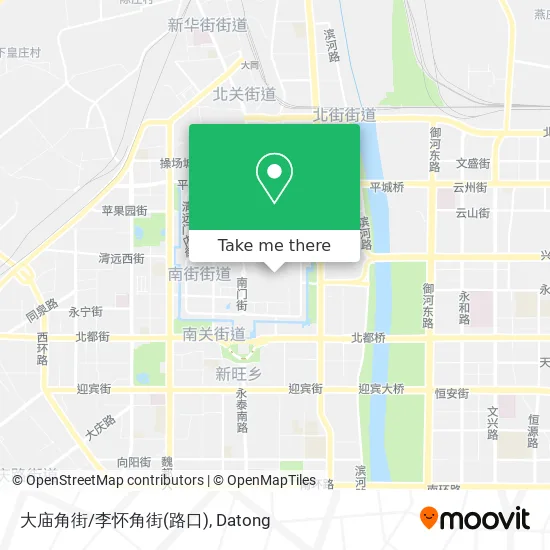 大庙角街/李怀角街(路口) map