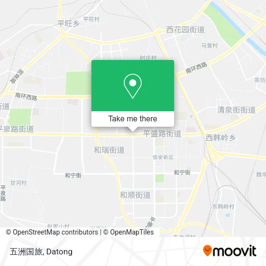 五洲国旅 map