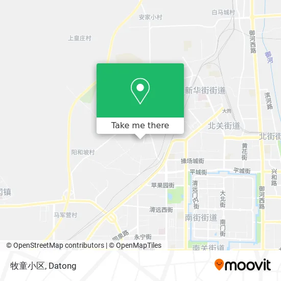 牧童小区 map