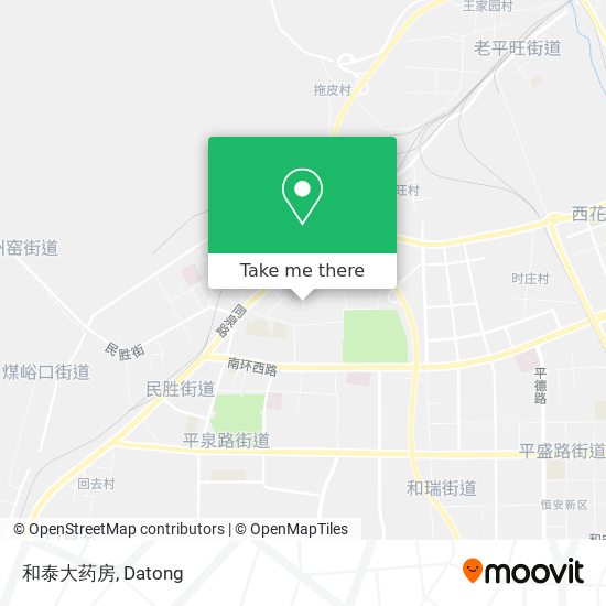 和泰大药房 map