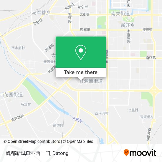魏都新城E区-西一门 map