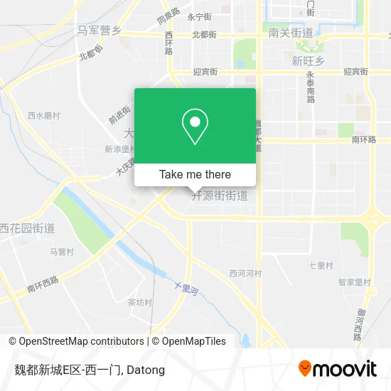 魏都新城E区-西一门 map