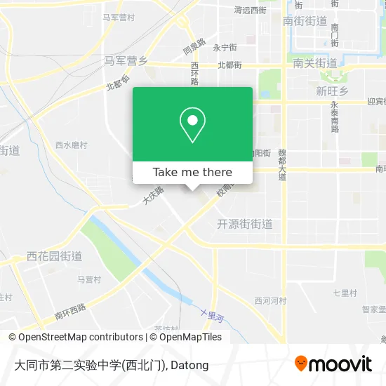 大同市第二实验中学(西北门) map