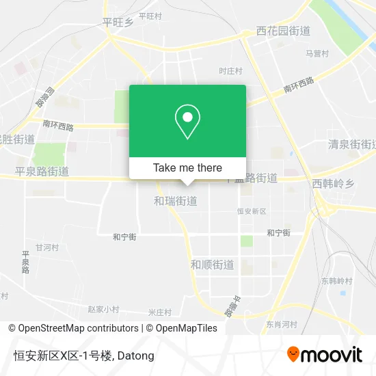 恒安新区X区-1号楼 map