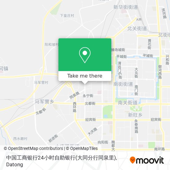 中国工商银行24小时自助银行(大同分行同泉里) map