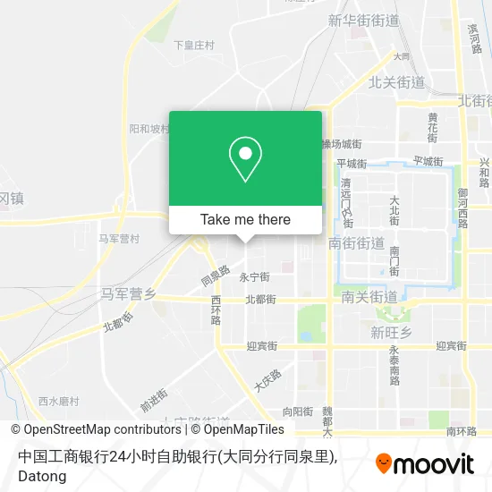 中国工商银行24小时自助银行(大同分行同泉里) map