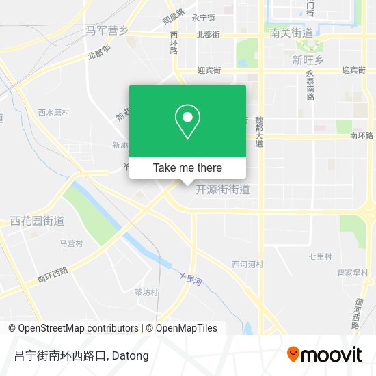 昌宁街南环西路口 map