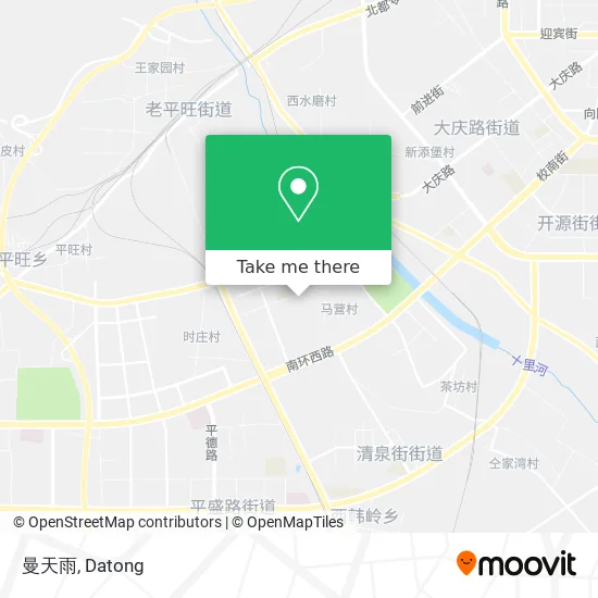 曼天雨 map