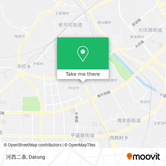 河西二条 map