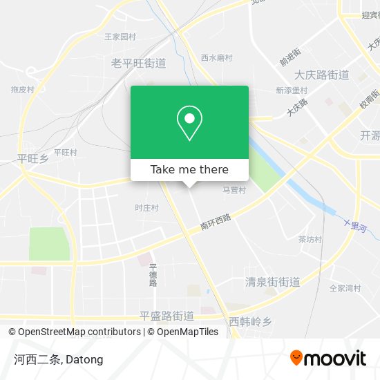 河西二条 map
