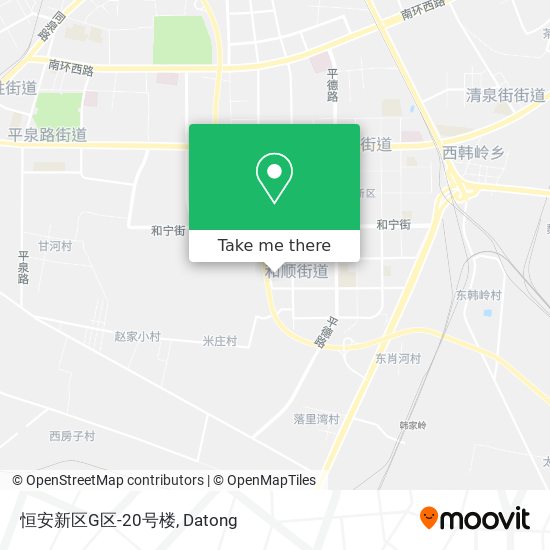 恒安新区G区-20号楼 map