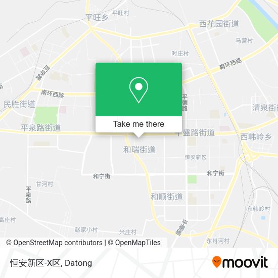 恒安新区-X区 map