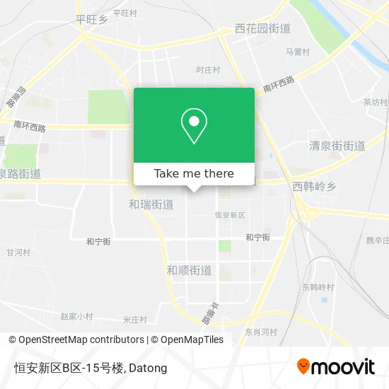 恒安新区B区-15号楼 map