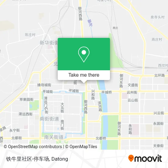 铁牛里社区-停车场 map