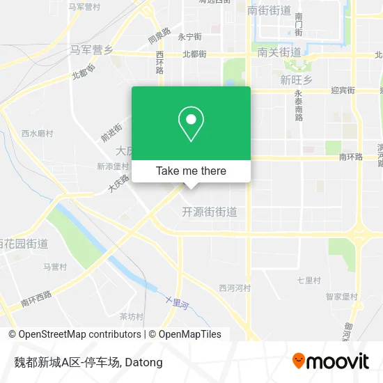 魏都新城A区-停车场 map
