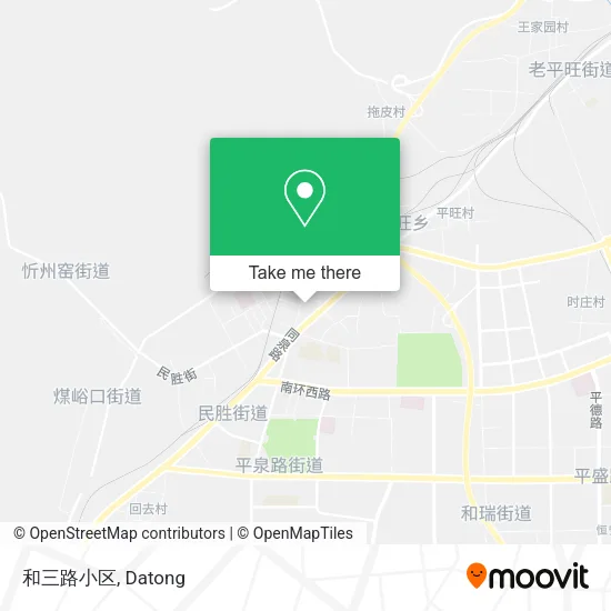 和三路小区 map
