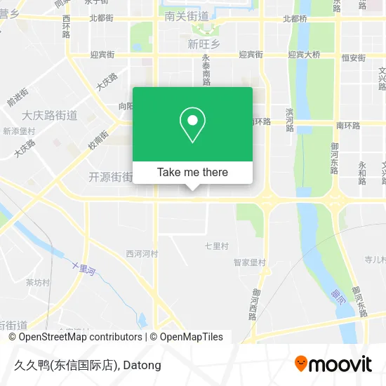 久久鸭(东信国际店) map