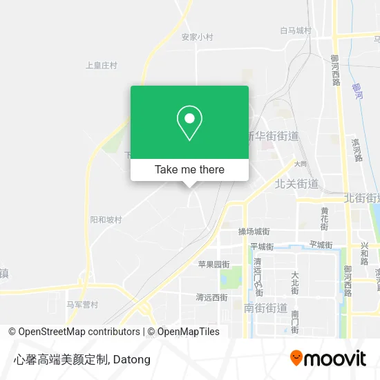 心馨高端美颜定制 map