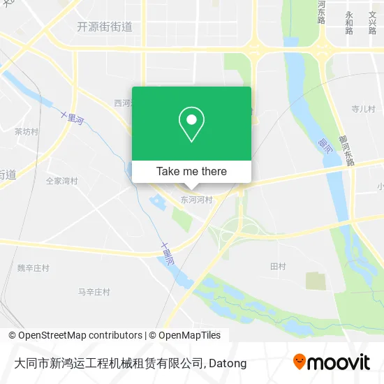 大同市新鸿运工程机械租赁有限公司 map