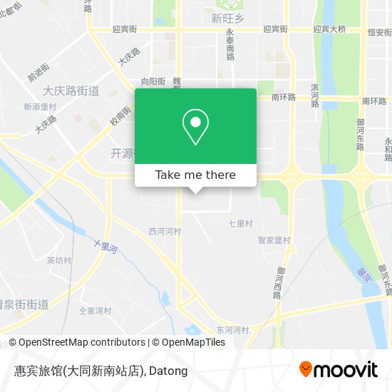 惠宾旅馆(大同新南站店) map