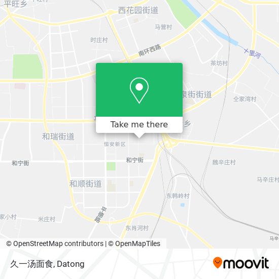 久一汤面食 map