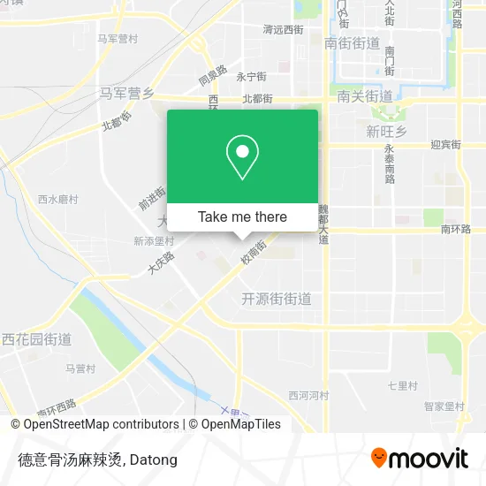 德意骨汤麻辣烫 map