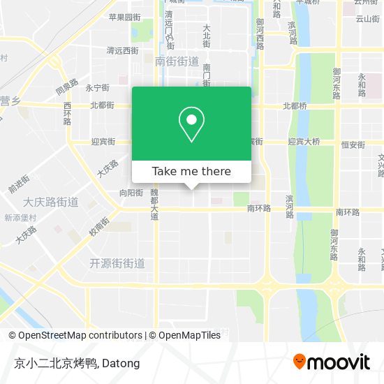 京小二北京烤鸭 map