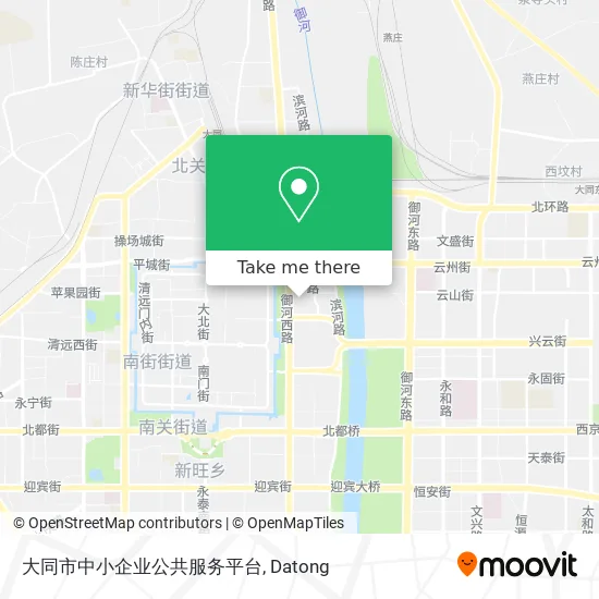 大同市中小企业公共服务平台 map