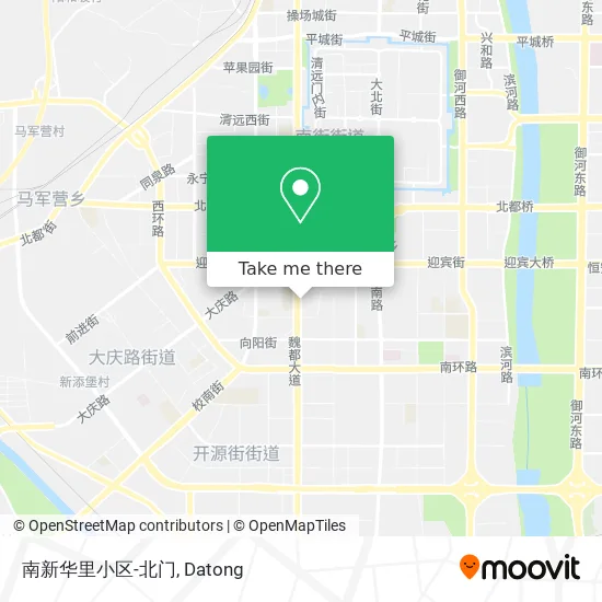 南新华里小区-北门 map