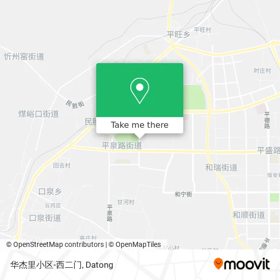 华杰里小区-西二门 map