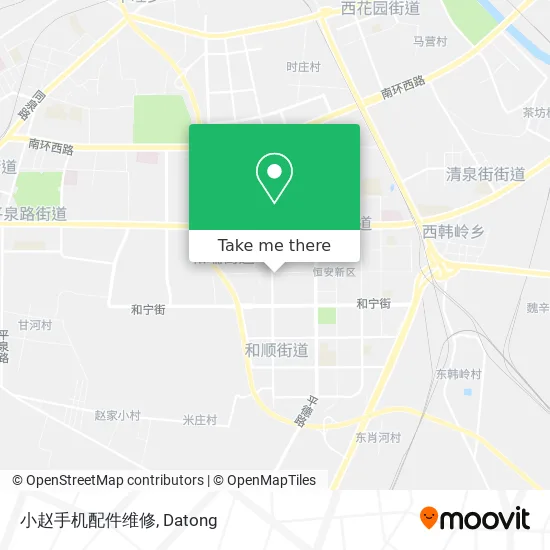 小赵手机配件维修 map