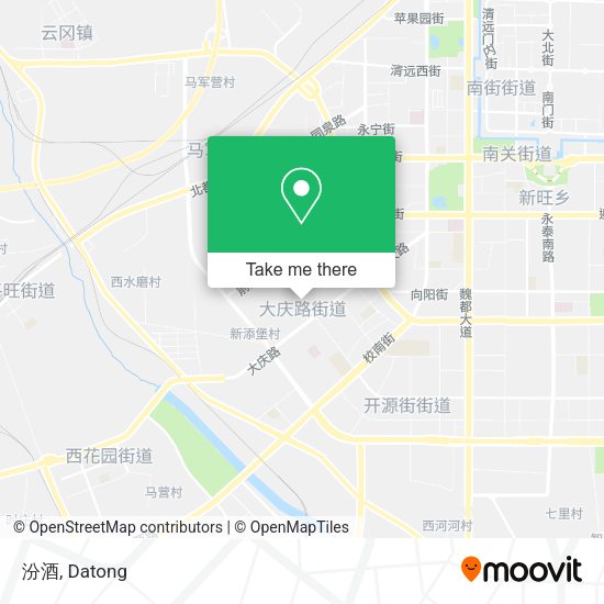 汾酒 map