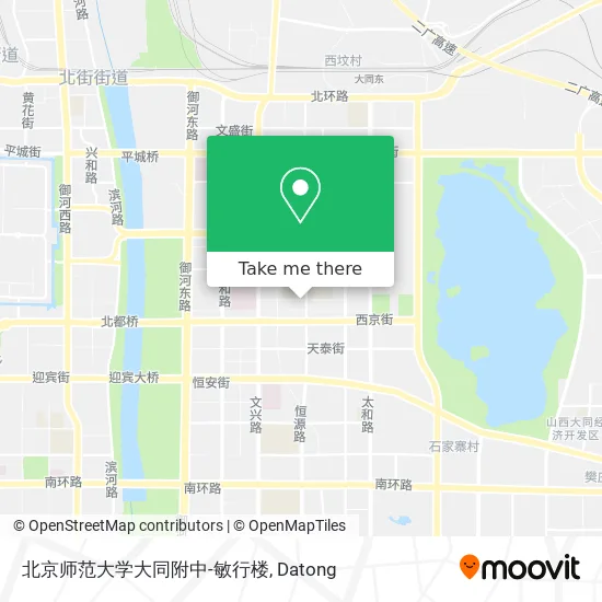 北京师范大学大同附中-敏行楼 map