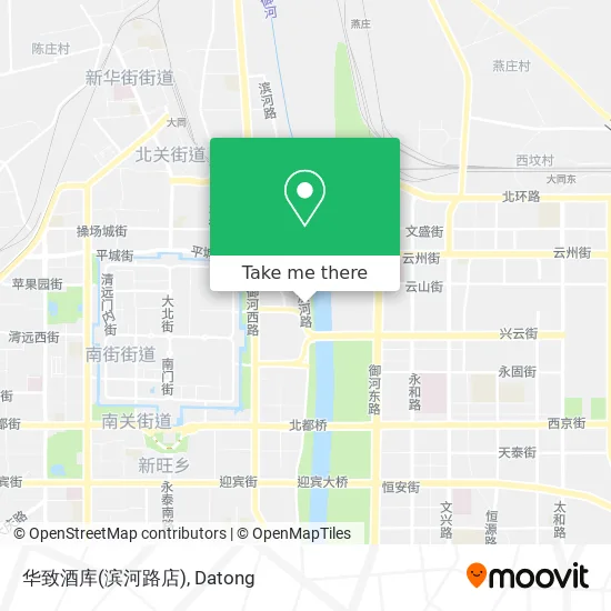 华致酒库(滨河路店) map