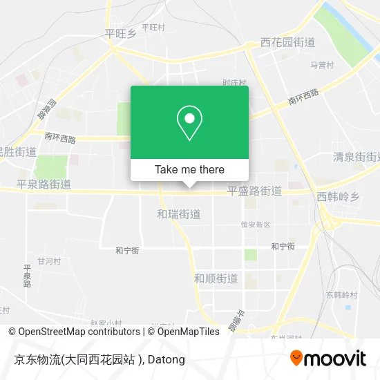 京东物流(大同西花园站 ) map