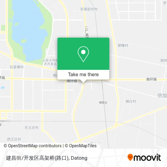 建昌街/开发区高架桥(路口) map