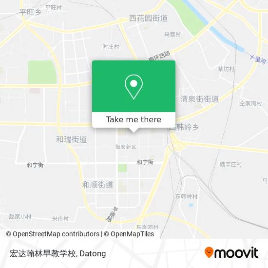 宏达翰林早教学校 map