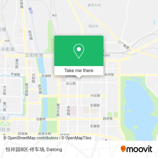 恒祥园B区-停车场 map